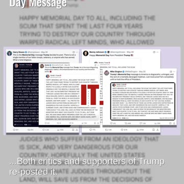 Fact Check: Trump DID Attack 'USA Hating Judges' in 2025 Memorial Day Message