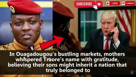 Trump offers deal to Traoré—Receives historic refusal on camera!