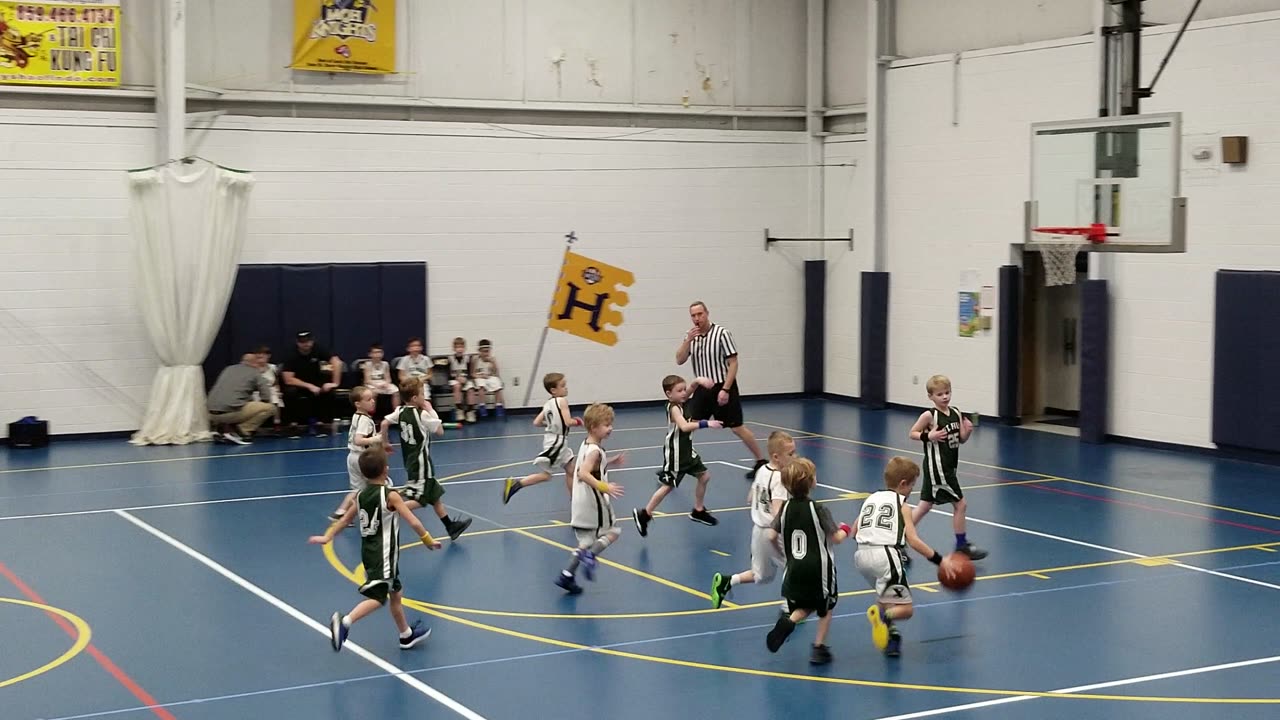 12.15.18 - Pius vs. Pius 3rd Quarter, 1st Grade Basketball