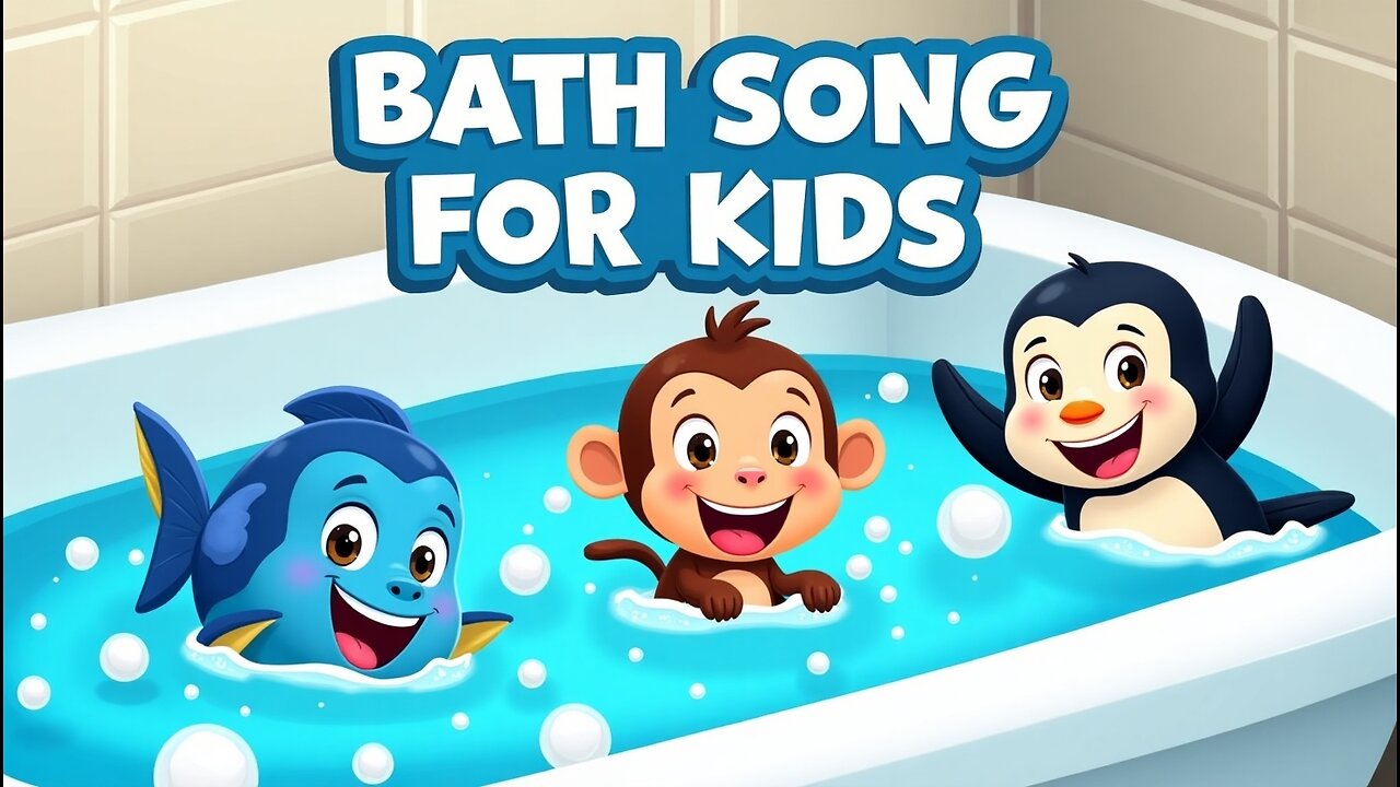 Bath Song for Kids | Splash Splash Party in the Tub 🛁🎵
