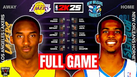 LAKERS vs HORNETS | NBA 2K25 | FULL GAME