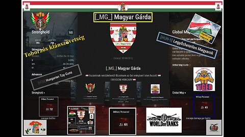 _MG_ Magyar Gárda - World of Tanks - 2025.08.19. Klán taglista videó