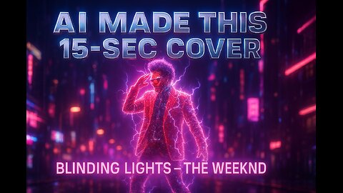 Blinding Lights AI Cover (15-sec) 🔥 Weeknd