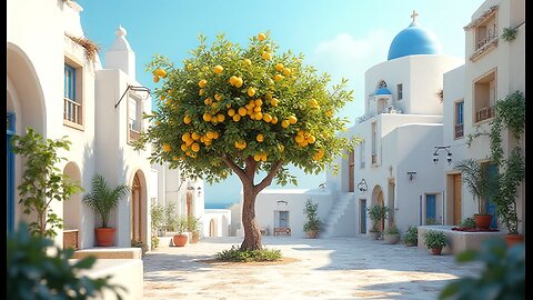 Santorini Dreams - Greek Vibes – Relaxing Mediterranean Instrumental Music | Feel the Aegean Breeze