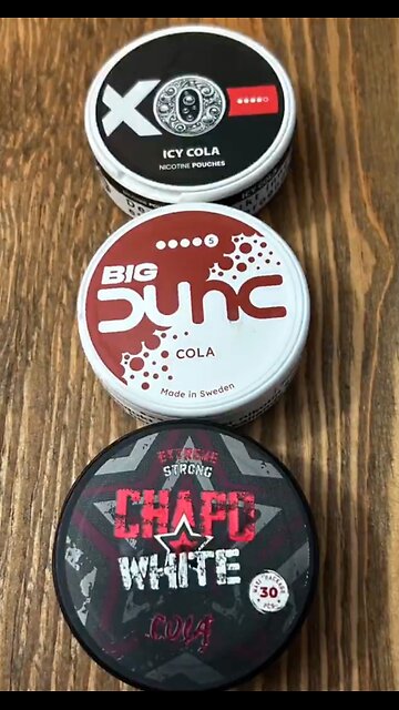 Cola Nicotine Pouch Face-Off