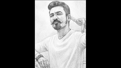Dhanush Pencil Sketch ✏️ | South Indian Superstar Portrait | #geethartstudio​