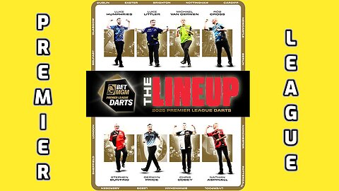 2025 Premier League Night 16 van Gerwen v Aspinall