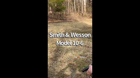 Smith and Wesson model 10-6 bull barrel