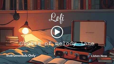 LoFi Vibes – Ghosts of Melody Lane 👻 | Chill Instrumental for Late Nights