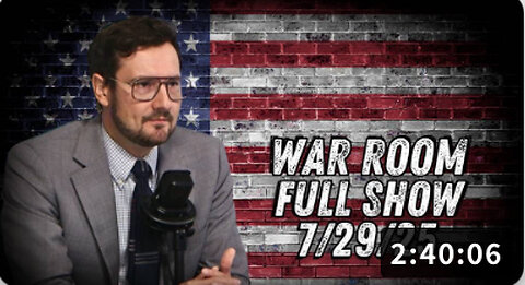 7 29 25 Owen Shroyer War Room Harrison Smith Hosting Trump Goes After Deep State Coup Plotters