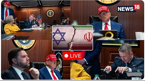 LIVE | VISUALS: Watch Trump Inside Situation Room After Attack On Iran Nuclear Sites | Israel-Iran