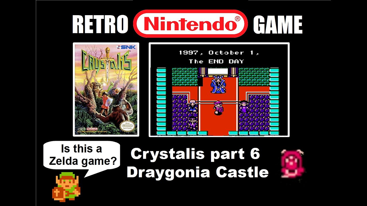 Crystalis part 6, Draygonia Castle: Chill & Chat with BrightGaming playing a hidden gem NES Game