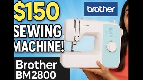 Unboxing my new brother sewing machine bm2800