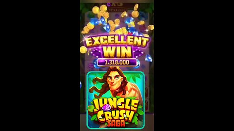 Ganando en Jungle Crush app Slotvamos
