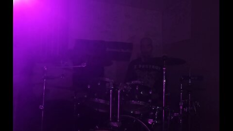 August 1st 2025. Legally Blind Drummer RooStar Drum Solo.