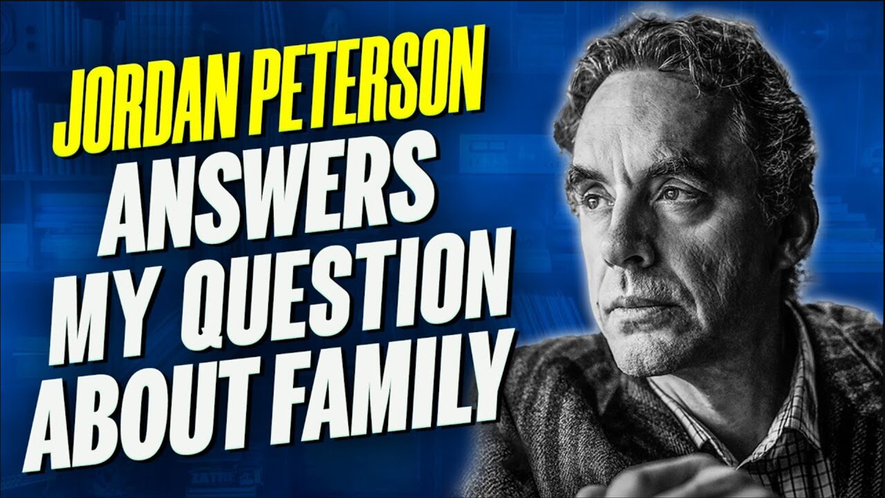 Jordan Peterson Answers Celebrity Ghostwriter and Writing Coach Joshua Lisec's Question about Family