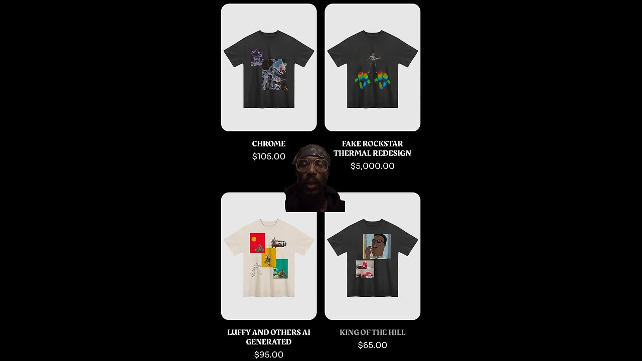 NEW MERCH link in comment and description box