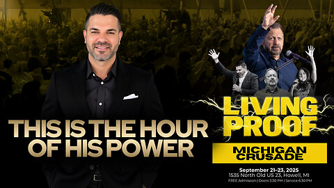 This Is the Hour of His Power • Todd Coconato LIVE from Living Proof Crusade Michigan