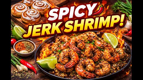 🌶️ This Jerk Shrimp Is No Joke! | Foodie Friday