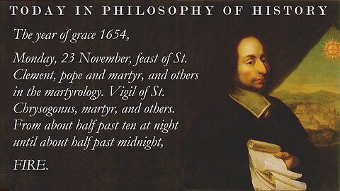 Blaise Pascal’s Night of Fire