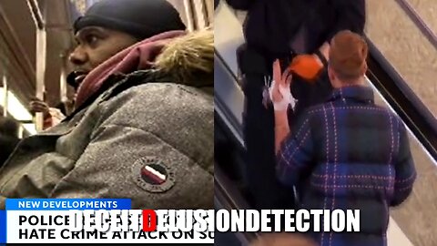 A black suspect slashed a gay white man with a box cutter on the NYC subway