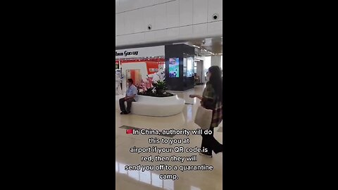 "Airport Chinese Authorities Lack Valid QR Code (Oct 2022)"