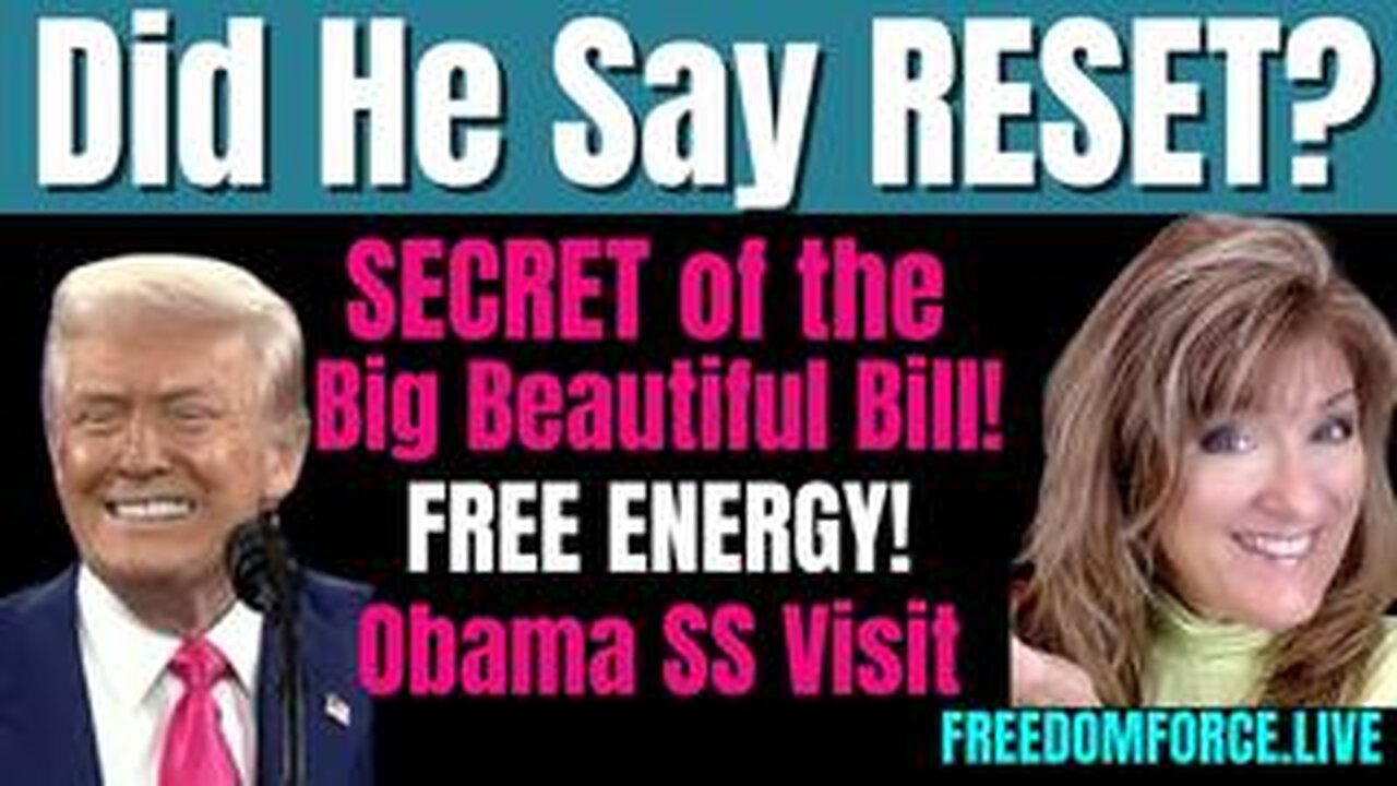RESET! Secret of BB Bill! Free Energy, Obama SS, Sunday 11AM CST 5-25-25