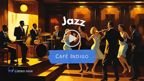 Café Indigo – Relaxing Jazz for Studying, Reading or Working