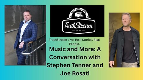 Music and more with Stephen Tenner and Joe Rosati live 10/26 5:30 pm pacific 8:30 pm eastern