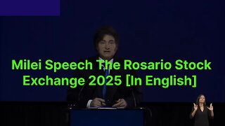 Milei 2025 Election Victory Speech [In English]