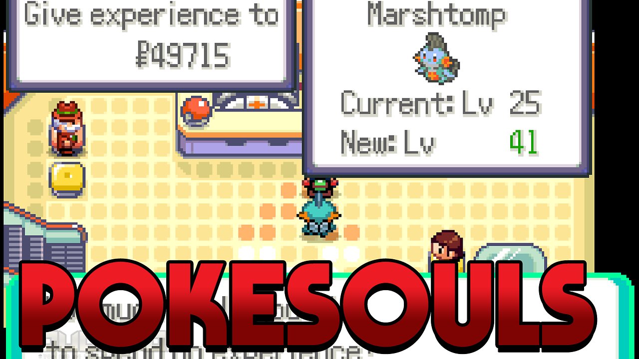 PokeSouls - Soulslike GBA ROM Hack, money to gain experience. If you lose, all money will be lost