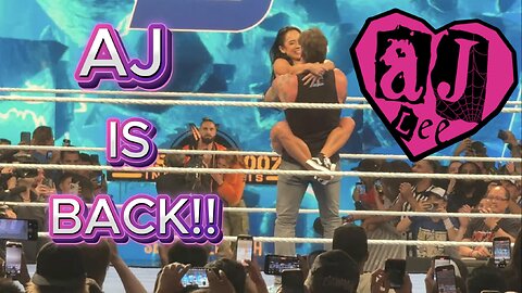 AJ Lee Returns on Smackdown!!