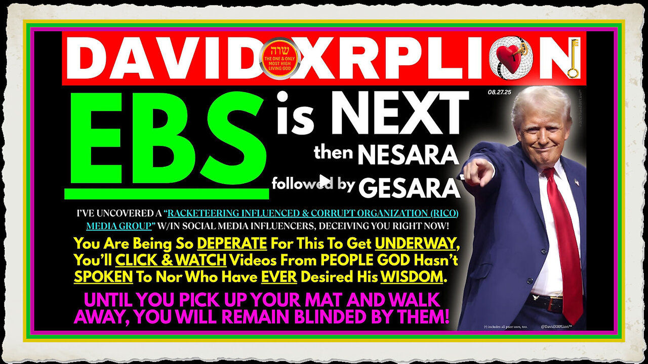 David XRPLion YOU MUST KNOW THIS TRUTH TO SURVIVE WHAT'S COMING You [Must Watch]