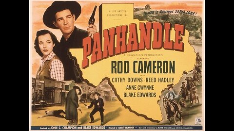 Panhandle, Western 1948. Rod Cameron, Cathy Downs, Reed Hadle,y Anne Gwynne, Blake Edwards