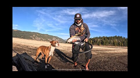 Idaho: Beach Fishing on a Winter Day