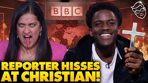 Rapper Proclaims 'Christ Is King' as BBC Anchor Literally HISSES On Air | Christians RAGE: 'Demon…'