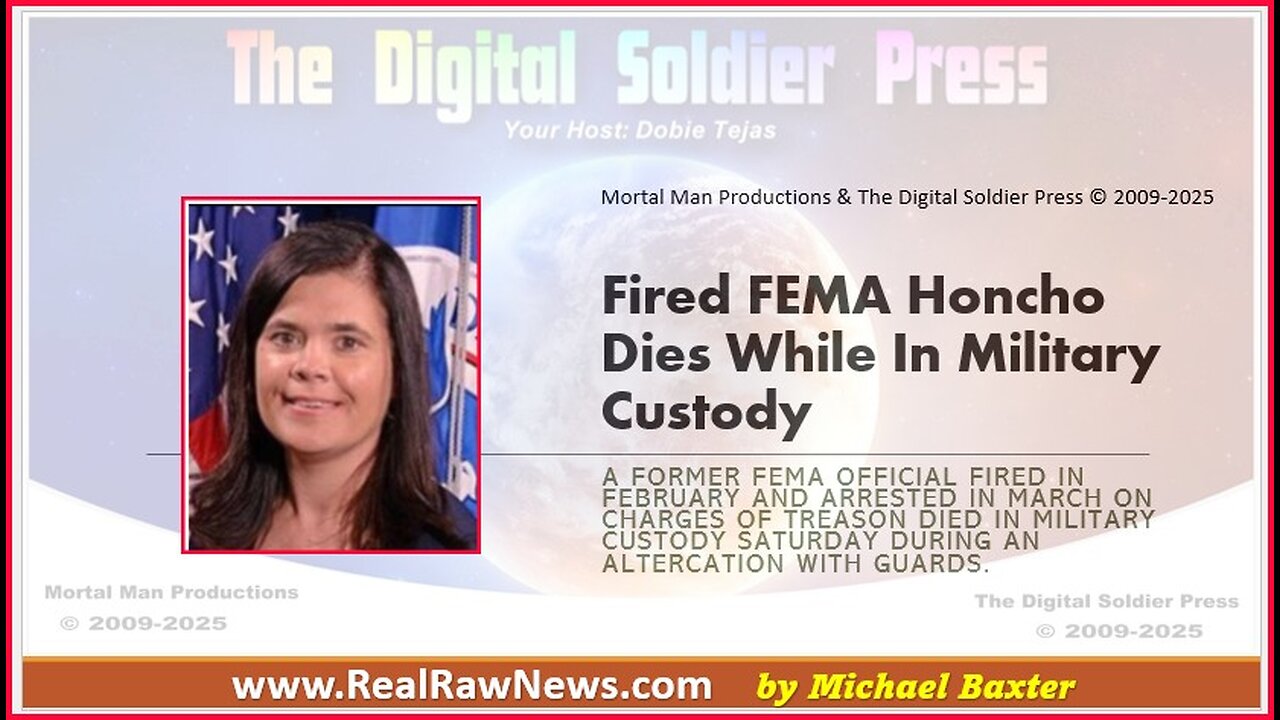 Fired FEMA Honcho Dies While In Military Custody