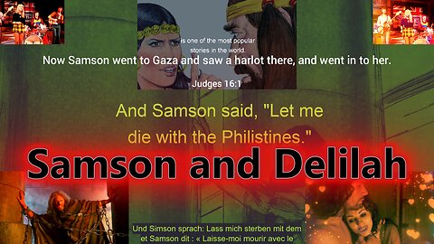 Judges 16 Samson and Delilah . Middle Road