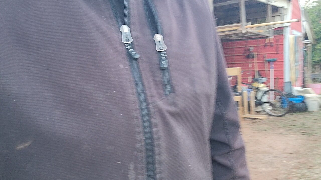 Filling the feed cans. 750 pounds.