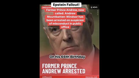 EPSTEIN FALLOUT! Former Prince Andrew arrested on suspicion of misconduct in public office.