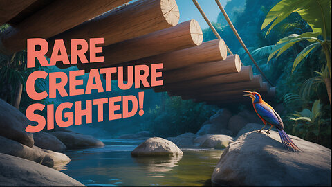 Lucas Crosses the Log Bridge and Discovers Something Amazing!