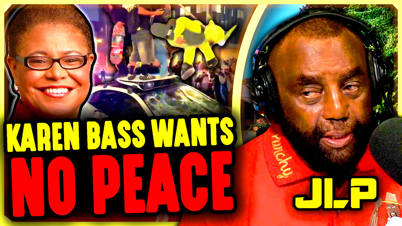 LA Mob TRASHES Driverless Car - JLP: 'Mayor Bass Wants NO PEACE!'