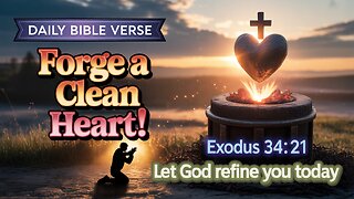 Forge a Clean Heart Today with This Powerful BIBLE VERSE Exodus 34:21!