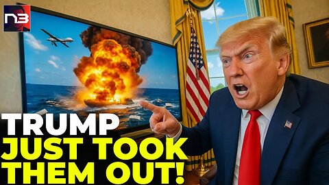 BOOM! Trump Just DECLASSIFIED Video Showing Drug Boat EXPLODING and Ocean Turned WHITE with Cocaine