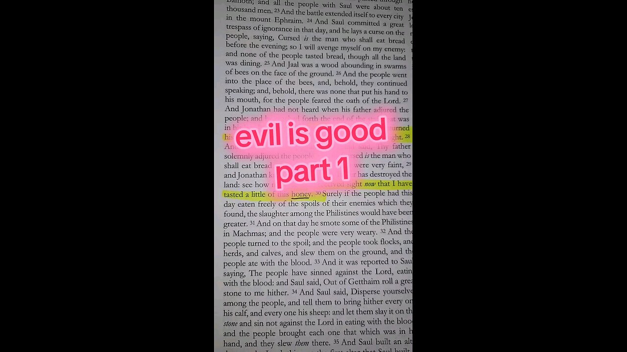 evil is good, good is evil Part 1