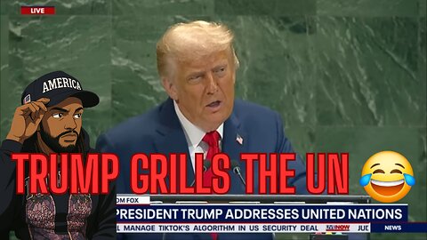 TRUMP DESTROYS THE UN PLUS KIMMEL'S BACK!?