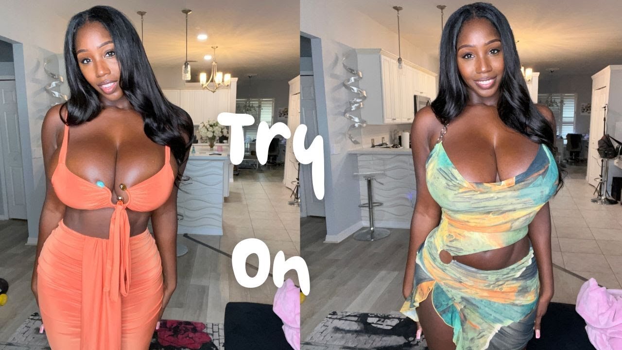 Ellie The Empress Hot Dress Try On @FashionNovaCurve