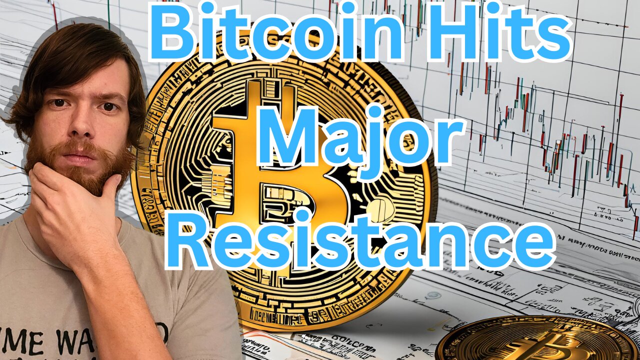 Bitcoin Hits Major Resistance #crypto #grt #xrp #algo #ankr #btc