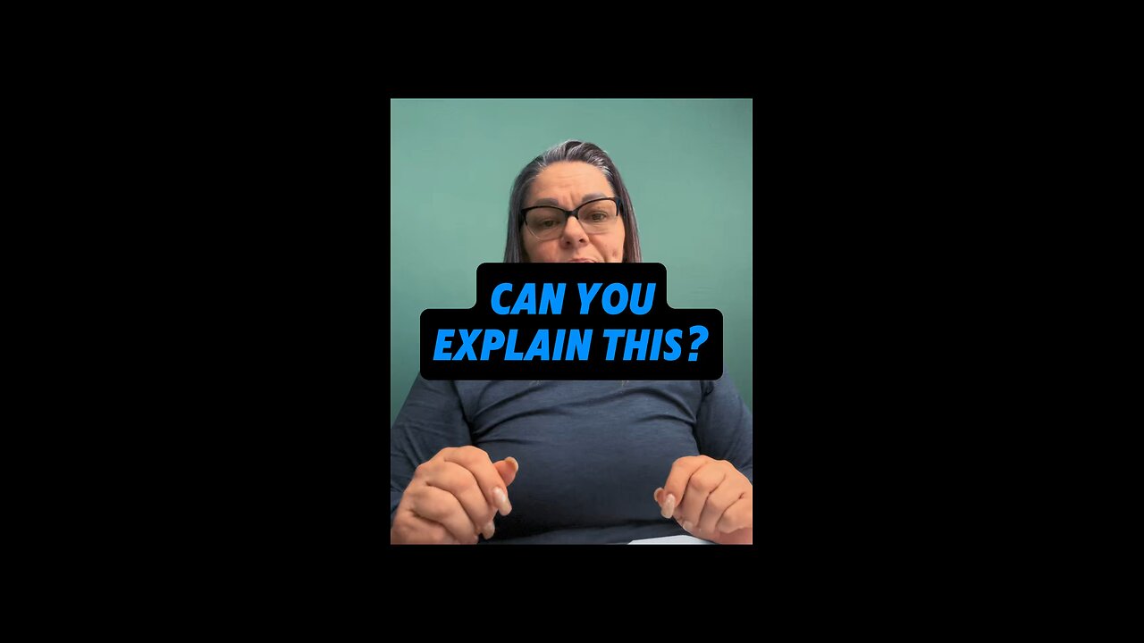 Can You Explain This? 🤔