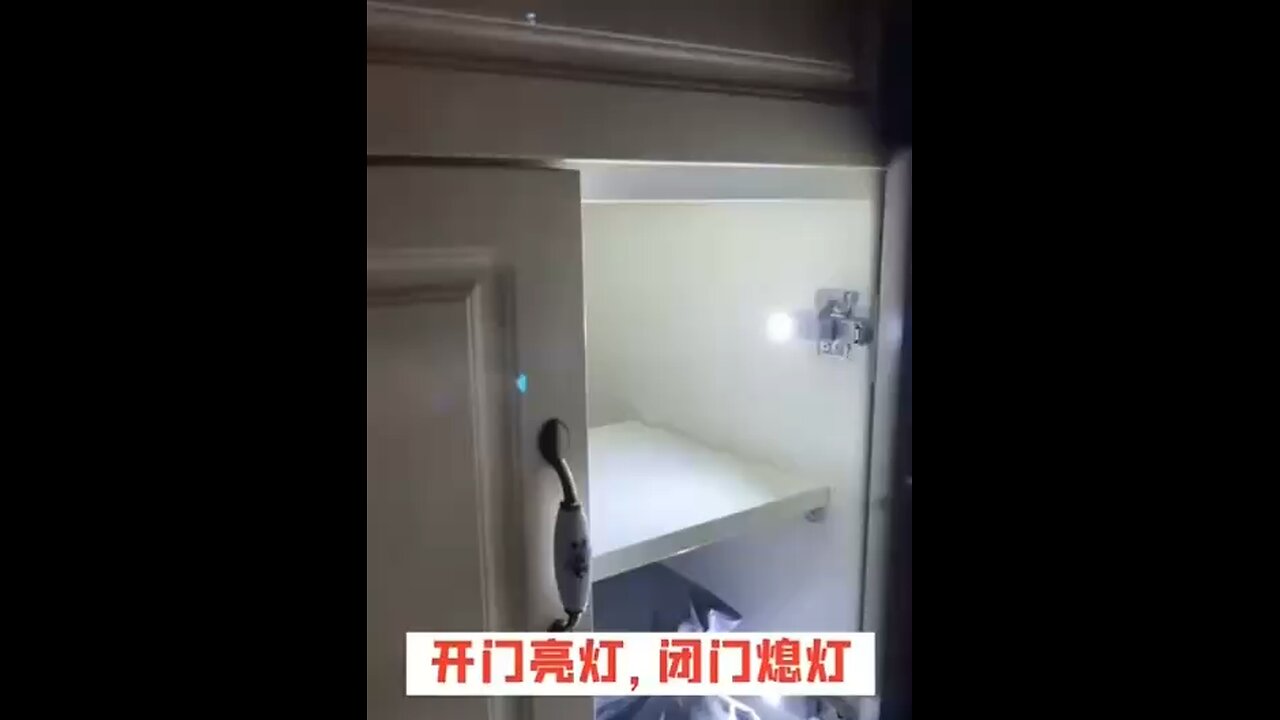 Smart lighting inside the staircase